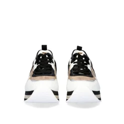 Mulher Exe Shoes Sneakers Mujer*Plataforma De Tenis Rg2210 Ouro