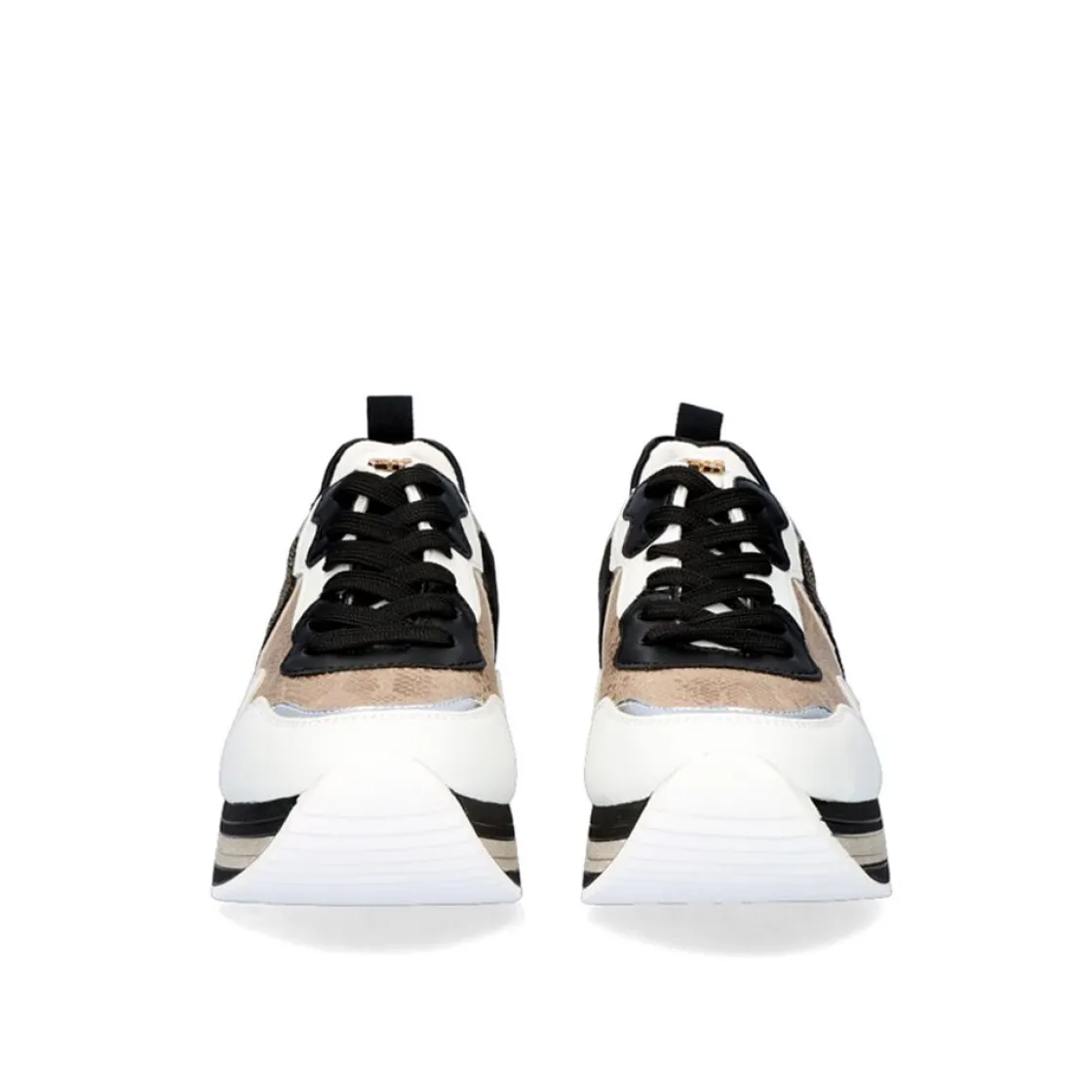 Mulher Exe Shoes Sneakers Mujer*Plataforma De Tenis Rg2210 Ouro