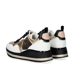 Mulher Exe Shoes Sneakers Mujer*Plataforma De Tenis Rg2210 Ouro