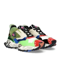 Mulher Exe Shoes Sneakers Mujer*Plataforma Sneaker 0129-9 Verde