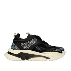 Mulher Exe Shoes Sneakers Mujer*Plataforma Sneakker W212-1 Preto