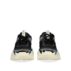 Mulher Exe Shoes Sneakers Mujer*Plataforma Sneakker W212-1 Preto