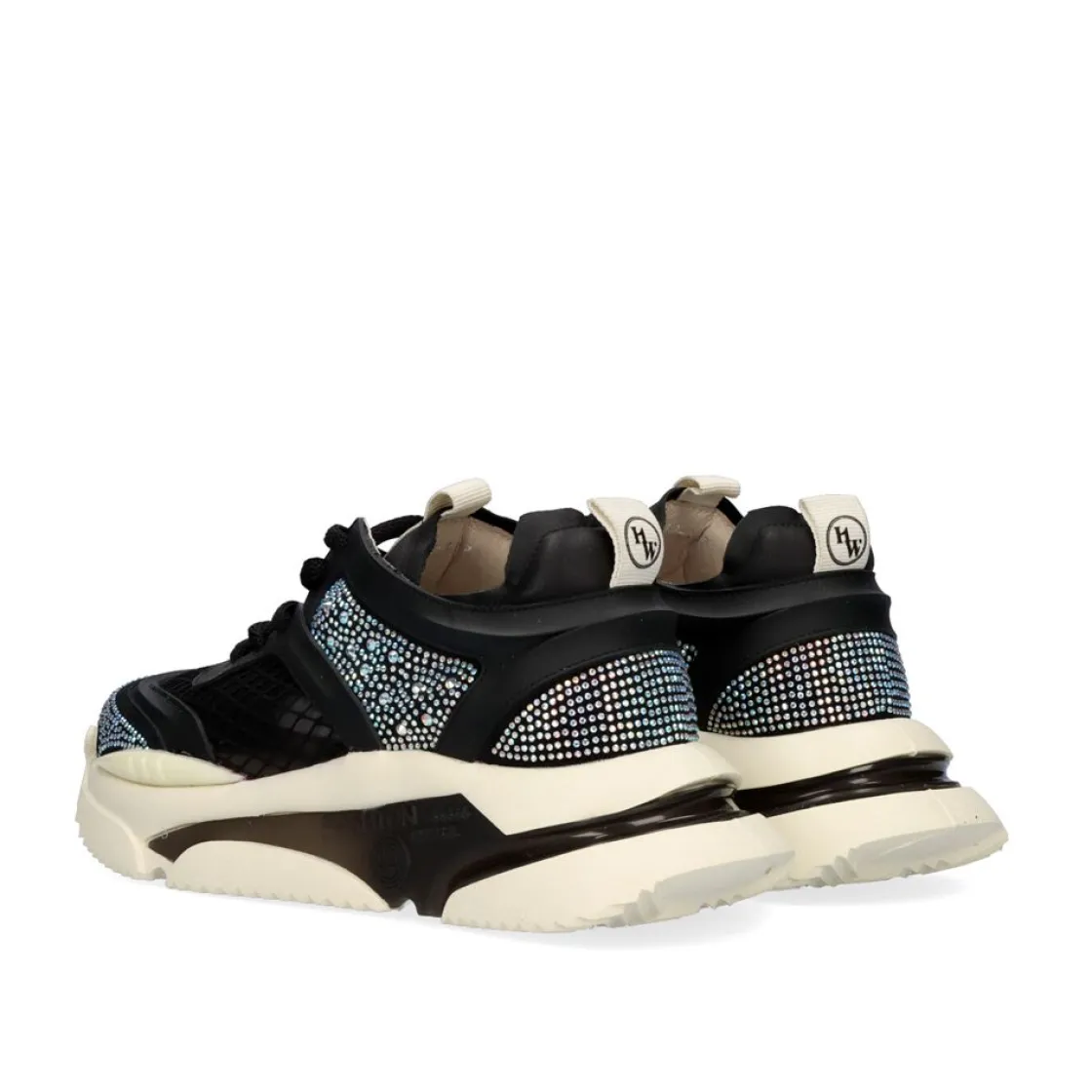 Mulher Exe Shoes Sneakers Mujer*Plataforma Sneakker W212-1 Preto