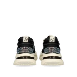 Mulher Exe Shoes Sneakers Mujer*Plataforma Sneakker W212-1 Preto