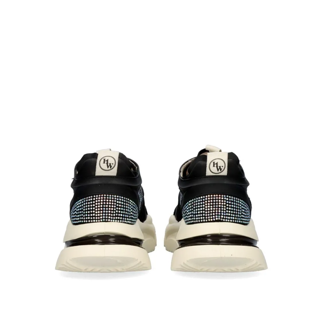 Mulher Exe Shoes Sneakers Mujer*Plataforma Sneakker W212-1 Preto