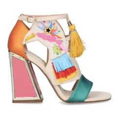Mulher Exe Shoes Sandálias*Sandal Exe Dominic-550 Laranja