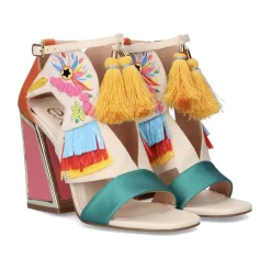 Mulher Exe Shoes Sandálias*Sandal Exe Dominic-550 Laranja
