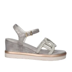 Mulher Exe Shoes Cunhas*Sandalia Com Cunha Ipanema-952 Silver