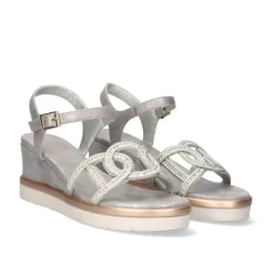 Mulher Exe Shoes Cunhas*Sandalia Com Cunha Ipanema-952 Silver