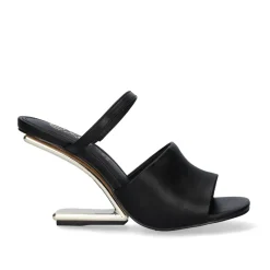 Mulher Exe Shoes Sandálias De Salto*Sandalia De Salto Alto Maggie-865 Strass Preta