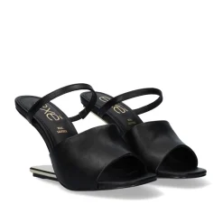 Mulher Exe Shoes Sandálias De Salto*Sandalia De Salto Alto Maggie-865 Strass Preta