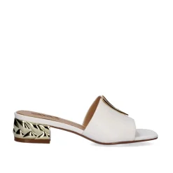 Mulher Exe Shoes Sandálias*Sandalia De Salto Baixo Katy-811 Branco