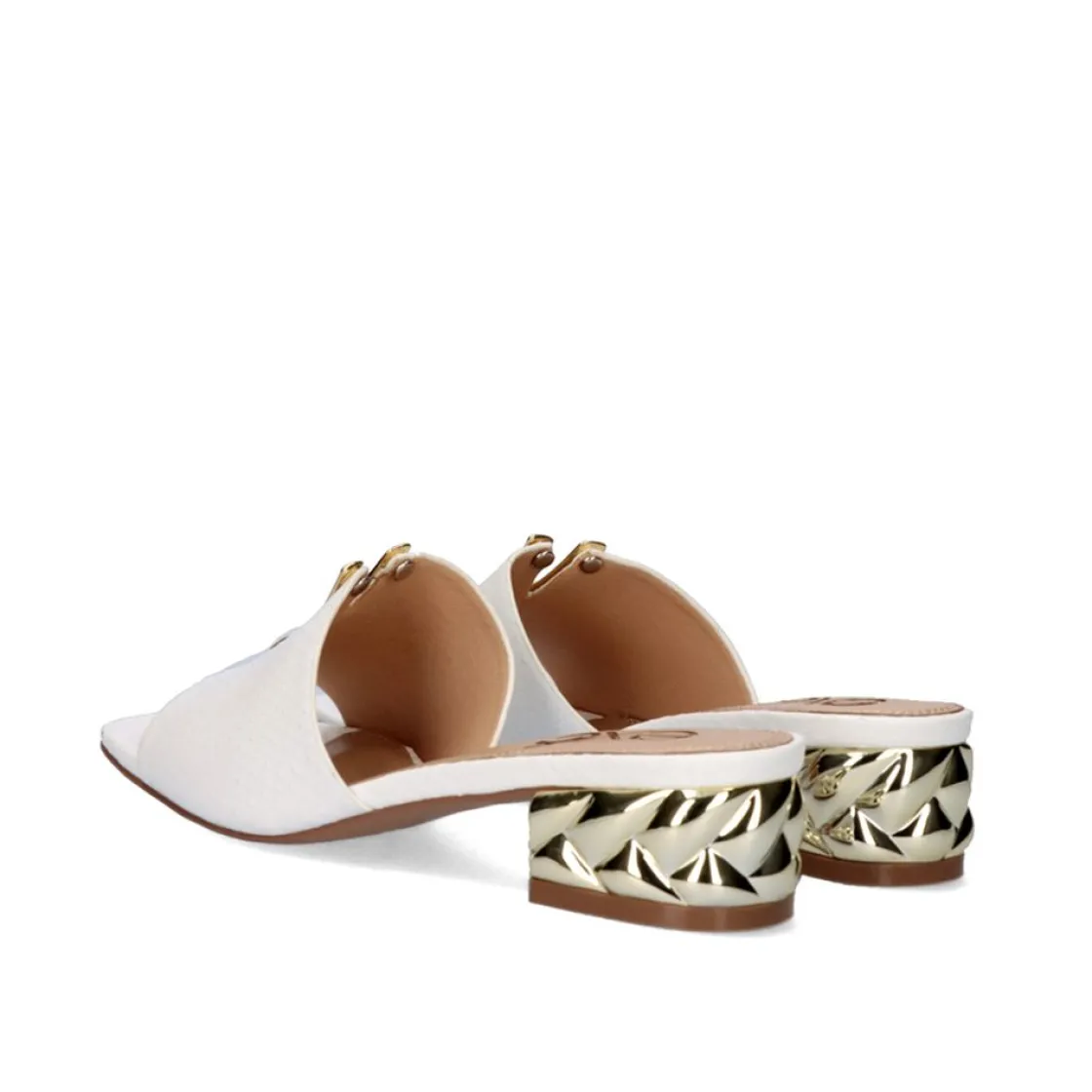 Mulher Exe Shoes Sandálias*Sandalia De Salto Baixo Katy-811 Branco