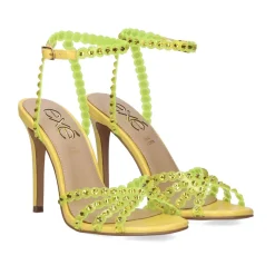 Mulher Exe Shoes Sandálias*Sandalia De Salto 23V Exe Jenny-915 Amarelo