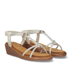 Mulher Exe Shoes Sandálias Planas*Sandalia Exe Confort 721-Ex16 Cinza