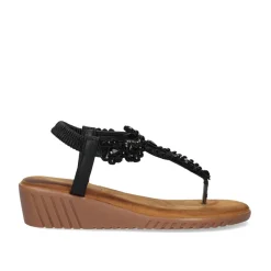 Mulher Exe Shoes Sandálias Planas*Sandalia Exe Confort 721-Ex21 Preto