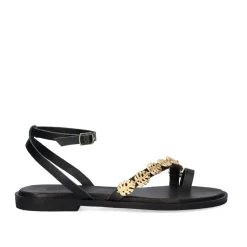 Mulher Exe Shoes Sandálias Planas*Sandalia Plana 637 Alicante Preto