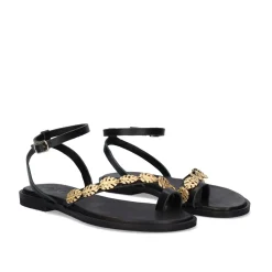 Mulher Exe Shoes Sandálias Planas*Sandalia Plana 637 Alicante Preto