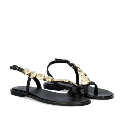 Mulher Exe Shoes Sandálias Planas*Sandalia Plana 646 Chios Negro