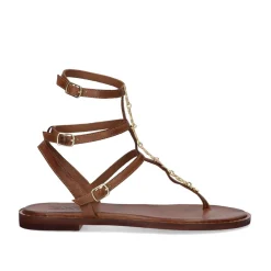 Mulher Exe Shoes Sandálias Planas*Sandalia Plana 644 Chios Tan