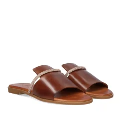 Mulher Exe Shoes Sandálias Planas*Sandalia Plana 598 Loris Tan