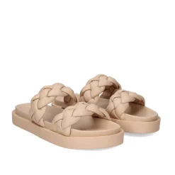 Mulher Exe Shoes Sandálias Planas*Sandalia Plana Acolchoada Artemis-920 Nude