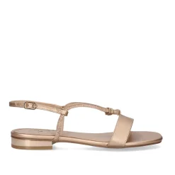 Mulher Exe Shoes Sandálias Planas*Sandalia Plana Amelia-495 Ouro Rosa