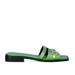 Mulher Exe Shoes Sandálias Planas*Sandalia Plana Annie-220 Verde
