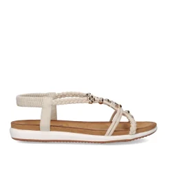 Mulher Exe Shoes Sandálias Planas*Sandalia Plana F8043-Ex9 Cinza