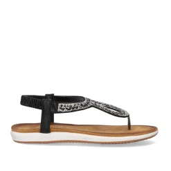 Mulher Exe Shoes Sandálias Planas*Sandalia Plana F8043-Ex8 Preto