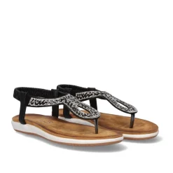 Mulher Exe Shoes Sandálias Planas*Sandalia Plana F8043-Ex8 Preto
