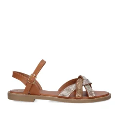 Mulher Exe Shoes Sandálias Planas*Sandalia Plana P3374-417 Camel