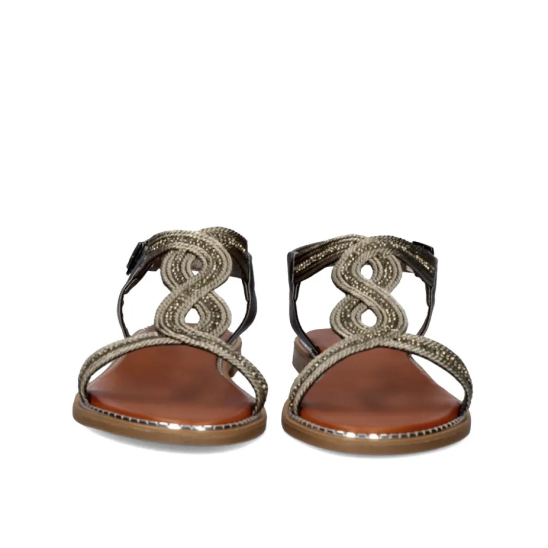 Mulher Exe Shoes Sandálias Planas*Sandalia Plana P3300-362 Pewter