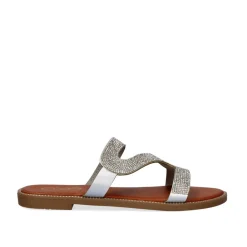 Mulher Exe Shoes Sandálias Planas*Sandalia Plana P3374-337 Prata