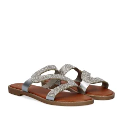 Mulher Exe Shoes Sandálias Planas*Sandalia Plana P3374-337 Prata