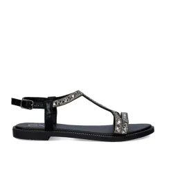Mulher Exe Shoes Sandálias Planas*Sandalia Plana P3374-312 Preta