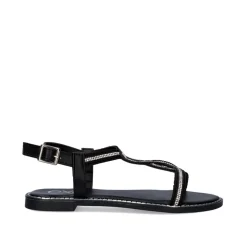 Mulher Exe Shoes Sandálias Planas*Sandalia Plana P3300-362 Preta