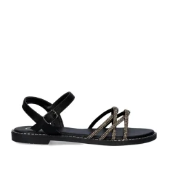 Mulher Exe Shoes Sandálias Planas*Sandalia Plana P3375-75 Preto