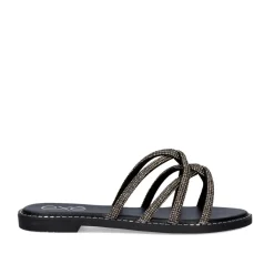 Mulher Exe Shoes Sandálias Planas*Sandalia Plana 23V P3375-74 Preto