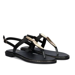 Mulher Exe Shoes Sandálias Planas*Sandalia Plana 23V P3375-57 Preto
