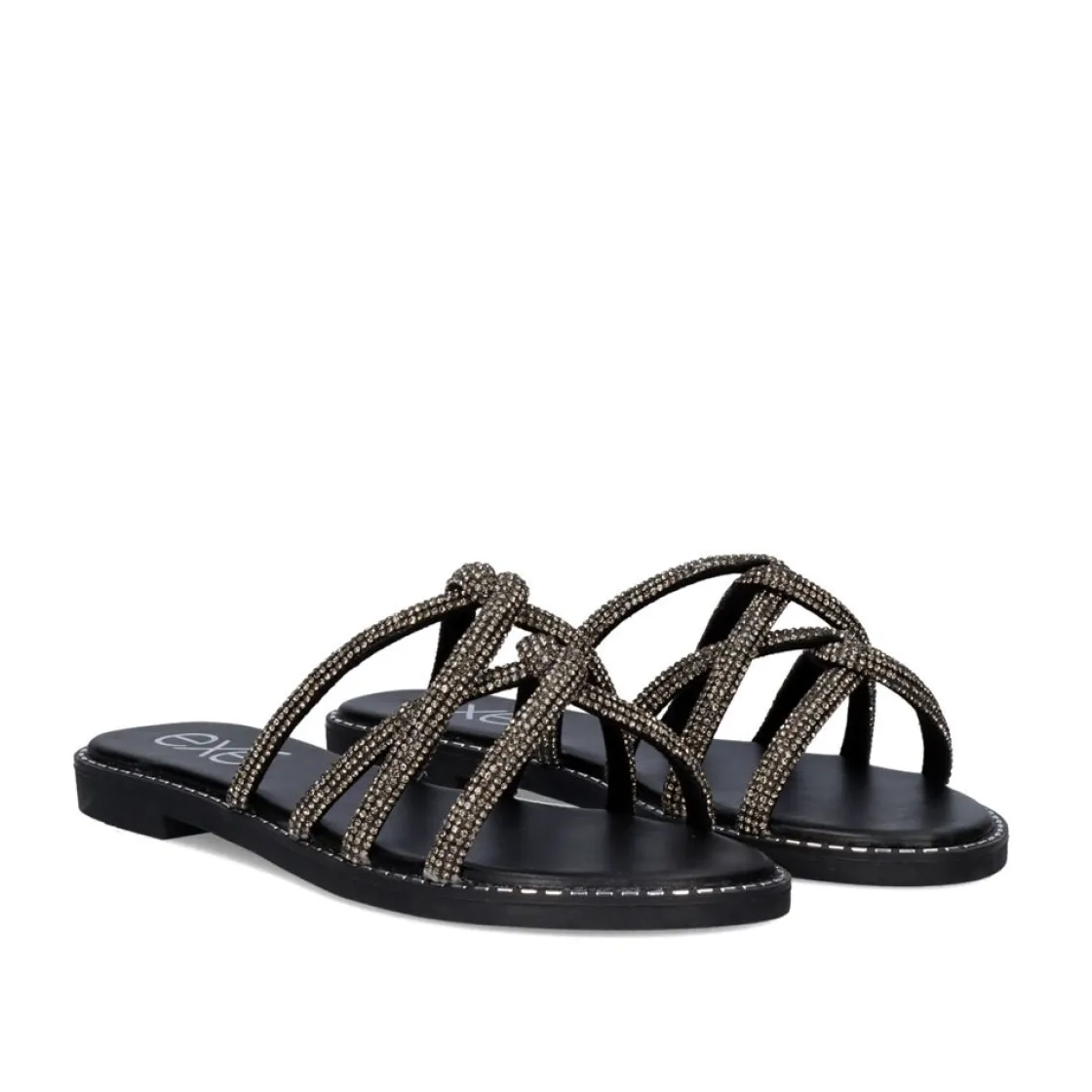 Mulher Exe Shoes Sandálias Planas*Sandalia Plana 23V P3375-74 Preto