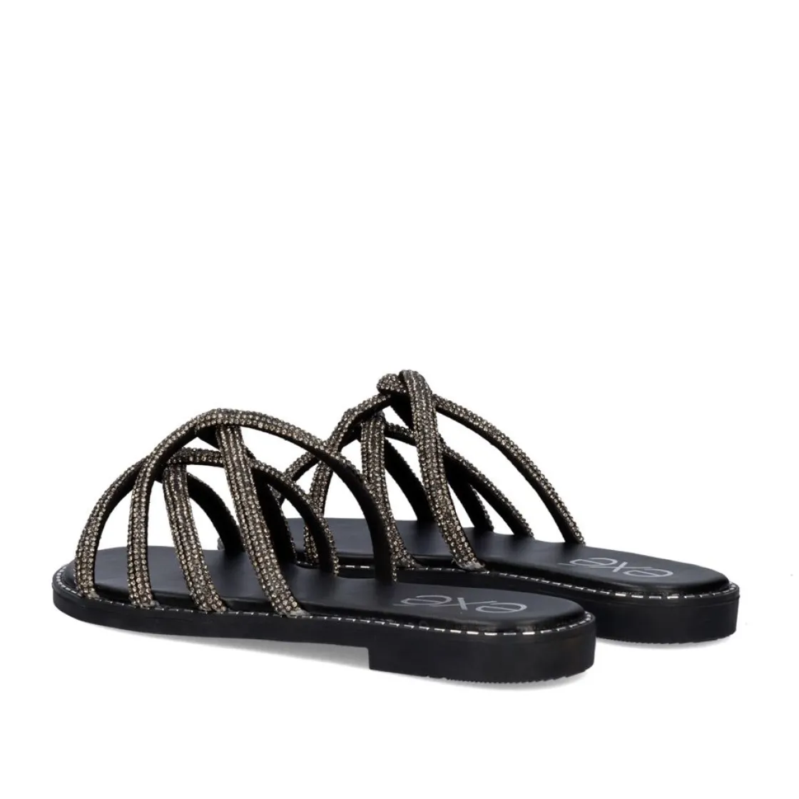 Mulher Exe Shoes Sandálias Planas*Sandalia Plana 23V P3375-74 Preto