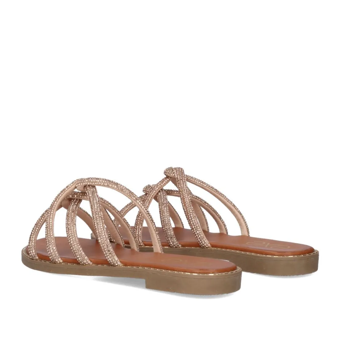 Mulher Exe Shoes Sandálias Planas*Sandalia Plana 23V P3375-74 Rosa Ouro
