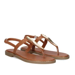 Mulher Exe Shoes Sandálias Planas*Sandalia Plana 23V P3375-57 Tan
