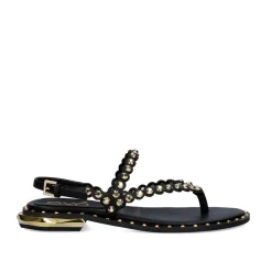 Mulher Exe Shoes Sandálias Planas*Sandalia Plana 23V Vf2056-3 Preto