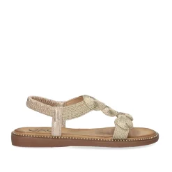 Mulher Exe Shoes Sandálias Planas*Sandalia Plana 23V Zf1982-E2 Ouro