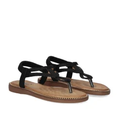 Mulher Exe Shoes Sandálias Planas*Sandalia Plana Zf1982-E3 Preto