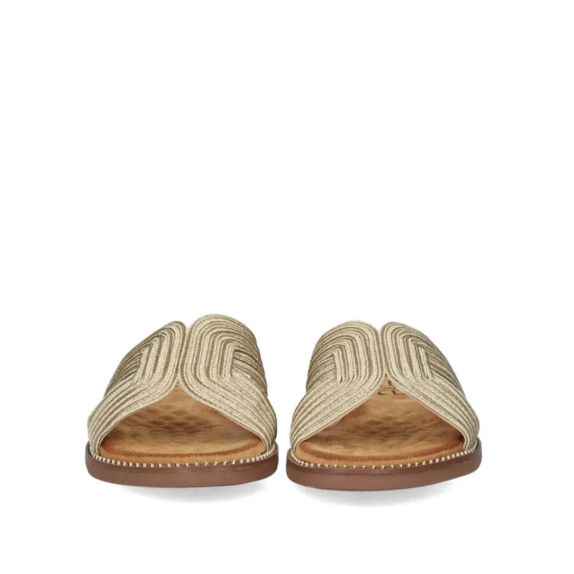 Mulher Exe Shoes Sandálias Planas*Sandalia Plana Zf1982-F5 Ouro