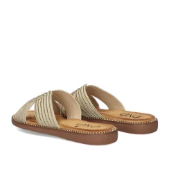 Mulher Exe Shoes Sandálias Planas*Sandalia Plana Zf1982-F5 Ouro