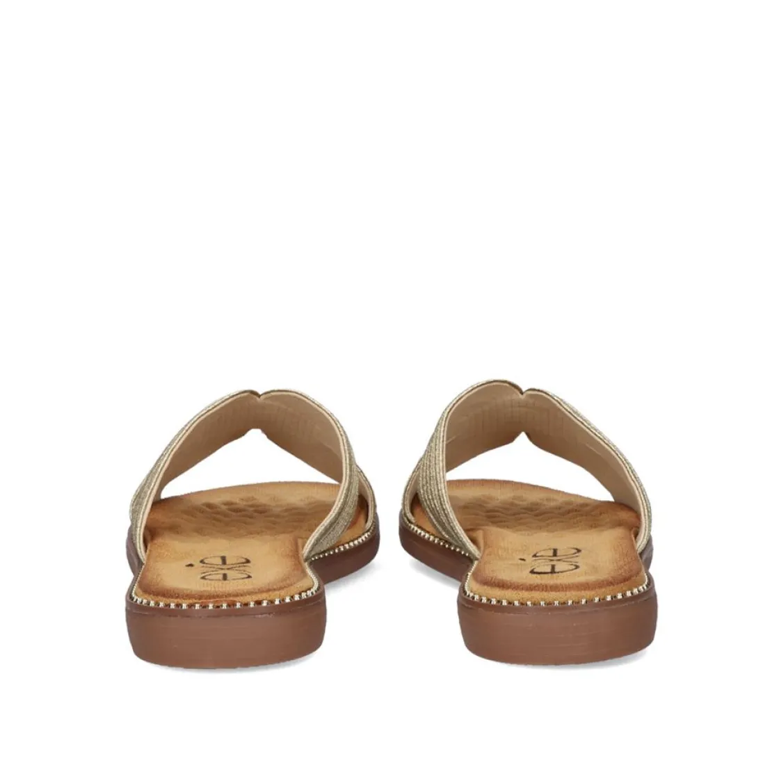Mulher Exe Shoes Sandálias Planas*Sandalia Plana Zf1982-F5 Ouro